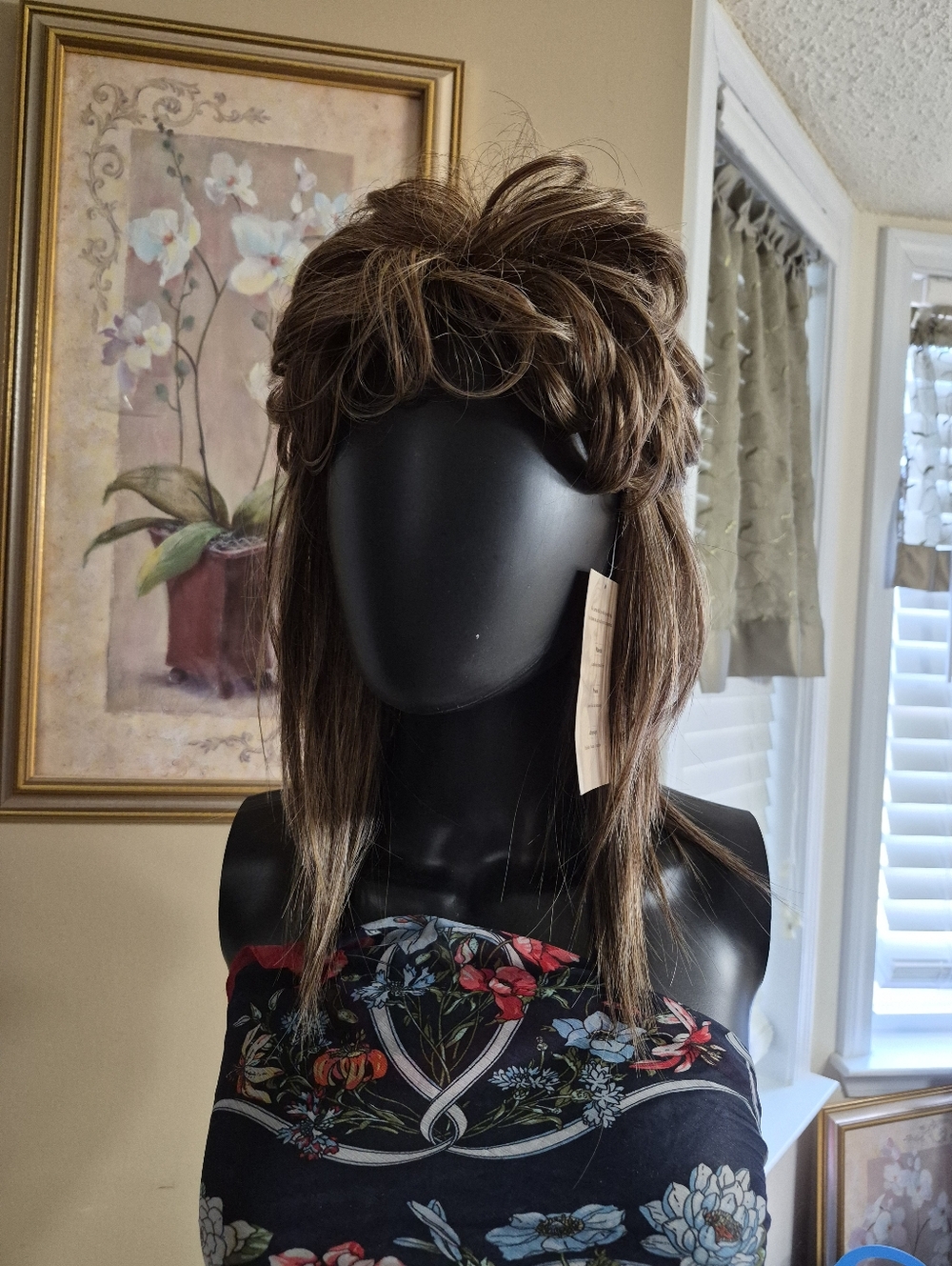High-Quality Women’s Synthetic Wig in Light Brown Blend
